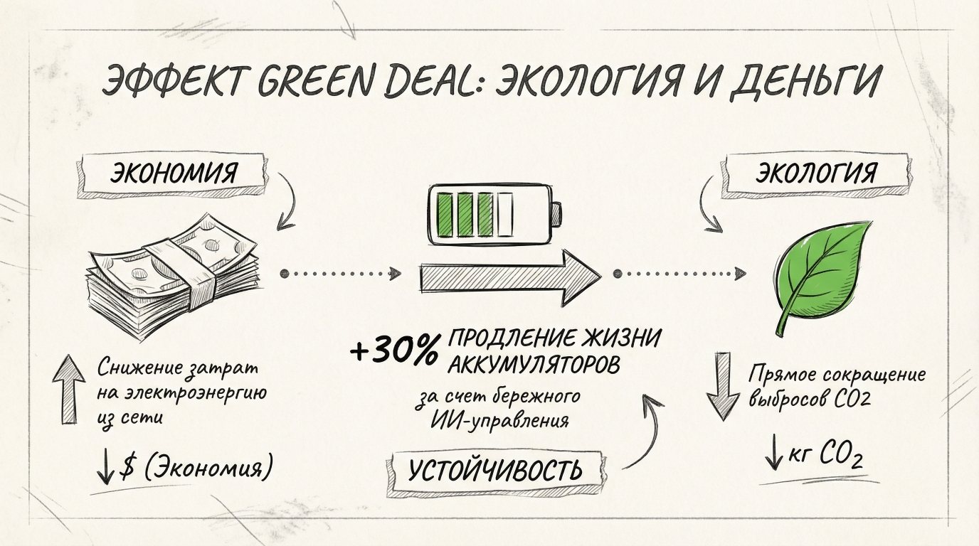 Эксплуатационный и экологический эффект